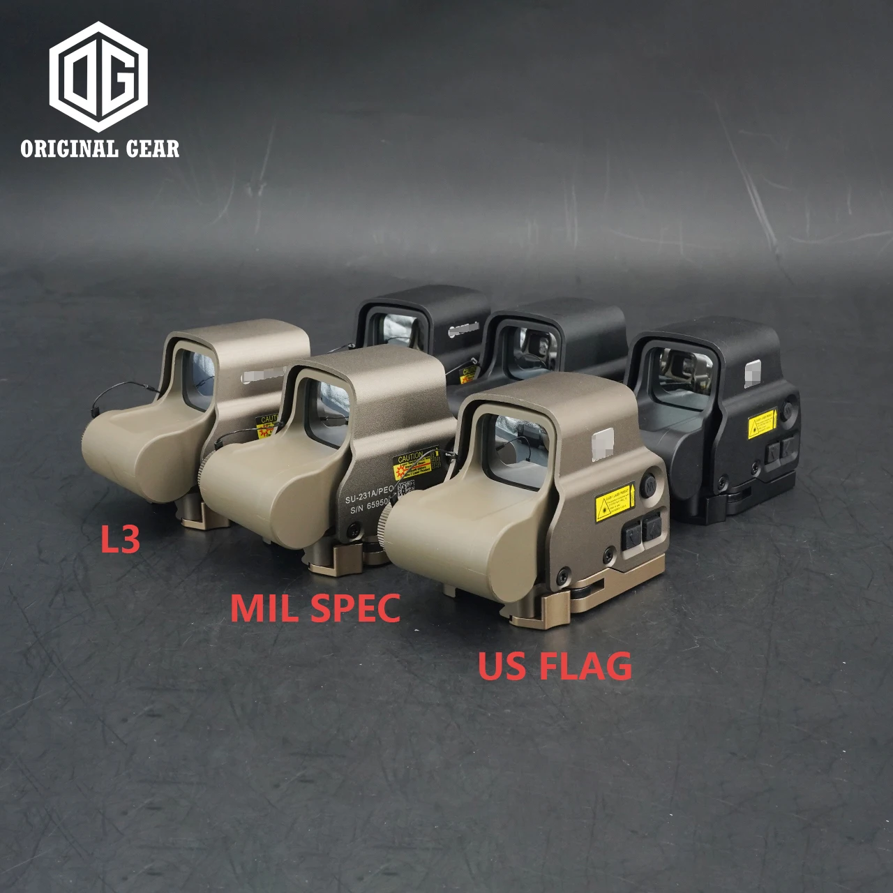 Mira holográfica de punto rojo 2022 GenII Evolution Gear EXPS3 558, visión nocturna, Visor de Rifle Weaver de 20mm con marcado Original - imagen 2