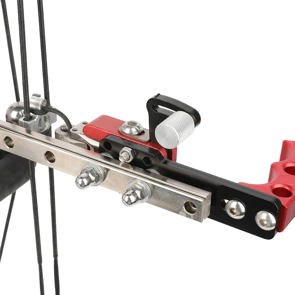 Varilla auxiliar de arco compuesto, bola de acero, polea de arco, ayuda de liberación, barra estabilizadora, asistente de puntería para principiantes, tiro con arco Acc - imagen 4