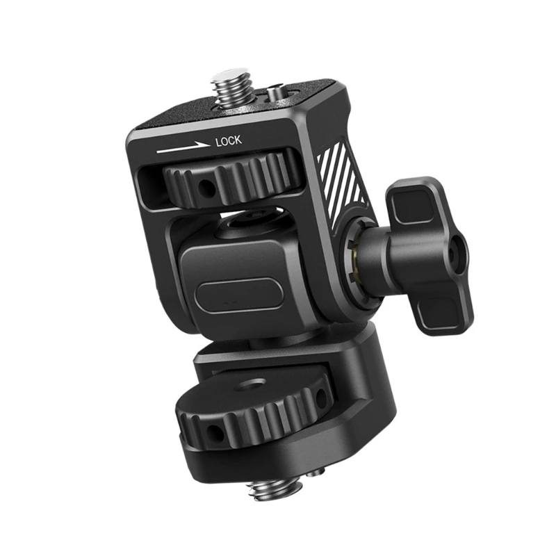 Cámara Metal para observar paréntesis, montaje tornillo 3/8 pies, inclinable modificable para fotografía K1KF - imagen 5