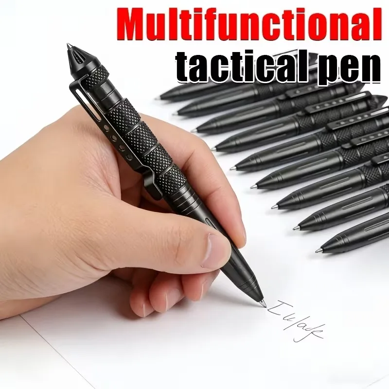 Bolígrafo táctico militar rompecristales multifuncional
