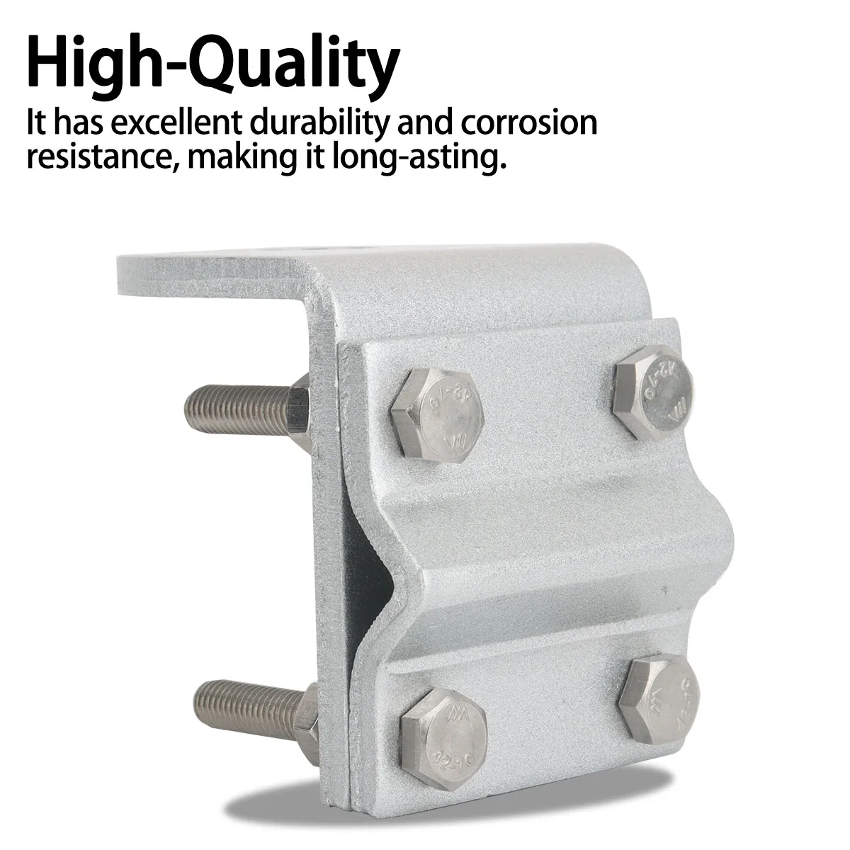 ABBREE-soporte de espejo para antena inalámbrica CB, ranura única, de aluminio, resistente a la corrosión, adecuado para instalación de antena exterior - imagen 3