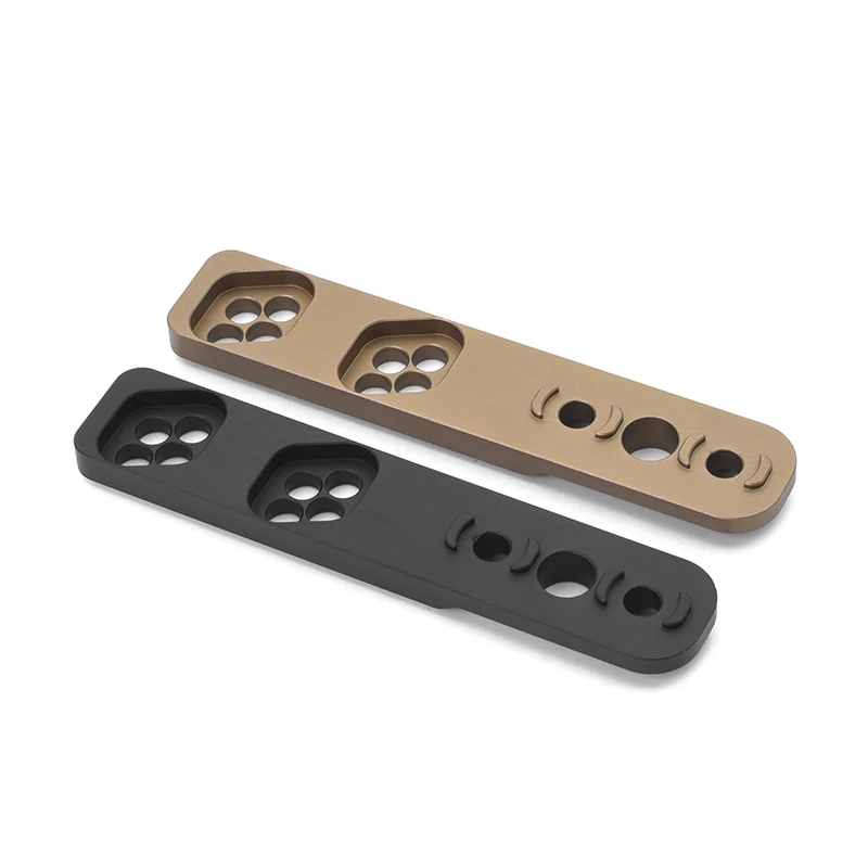 Soporte de luz en línea para Mlok Keymod, M-LOK táctico, barandilla Tatical SF M600 M300, linterna, luz de explorador de caza - imagen 2