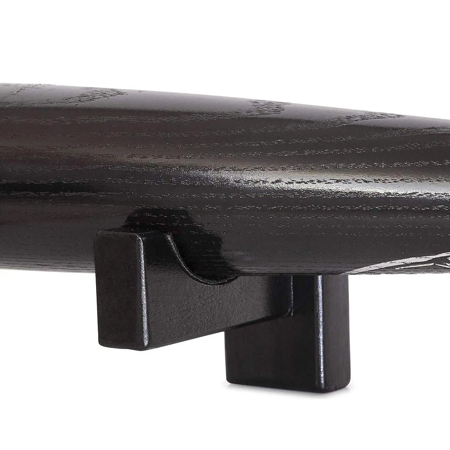 Soporte de vitrina para bate de béisbol, soporte de pared para bate de béisbol, estante Horizontal, soporte de exhibición para bate de béisbol, 2 uds. - imagen 5