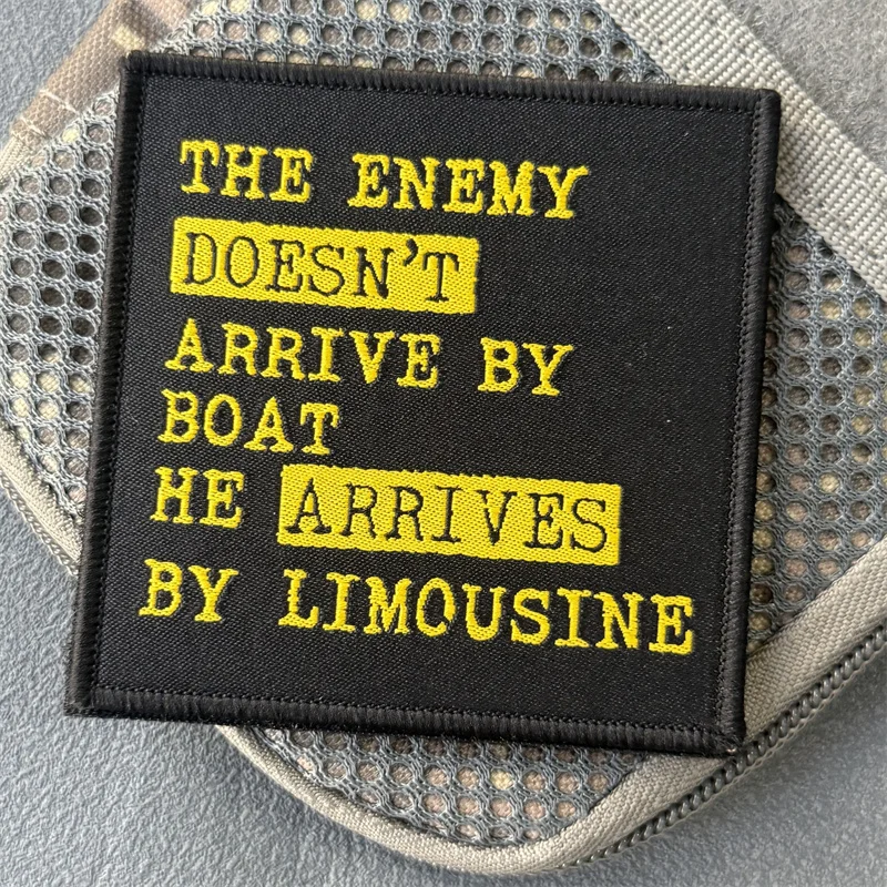 Parche táctico Punk, insignia con estampado de moral militar, gancho y bucle, mochila, ropa, accesorios decorativos, pegatina, brazalete - imagen 4