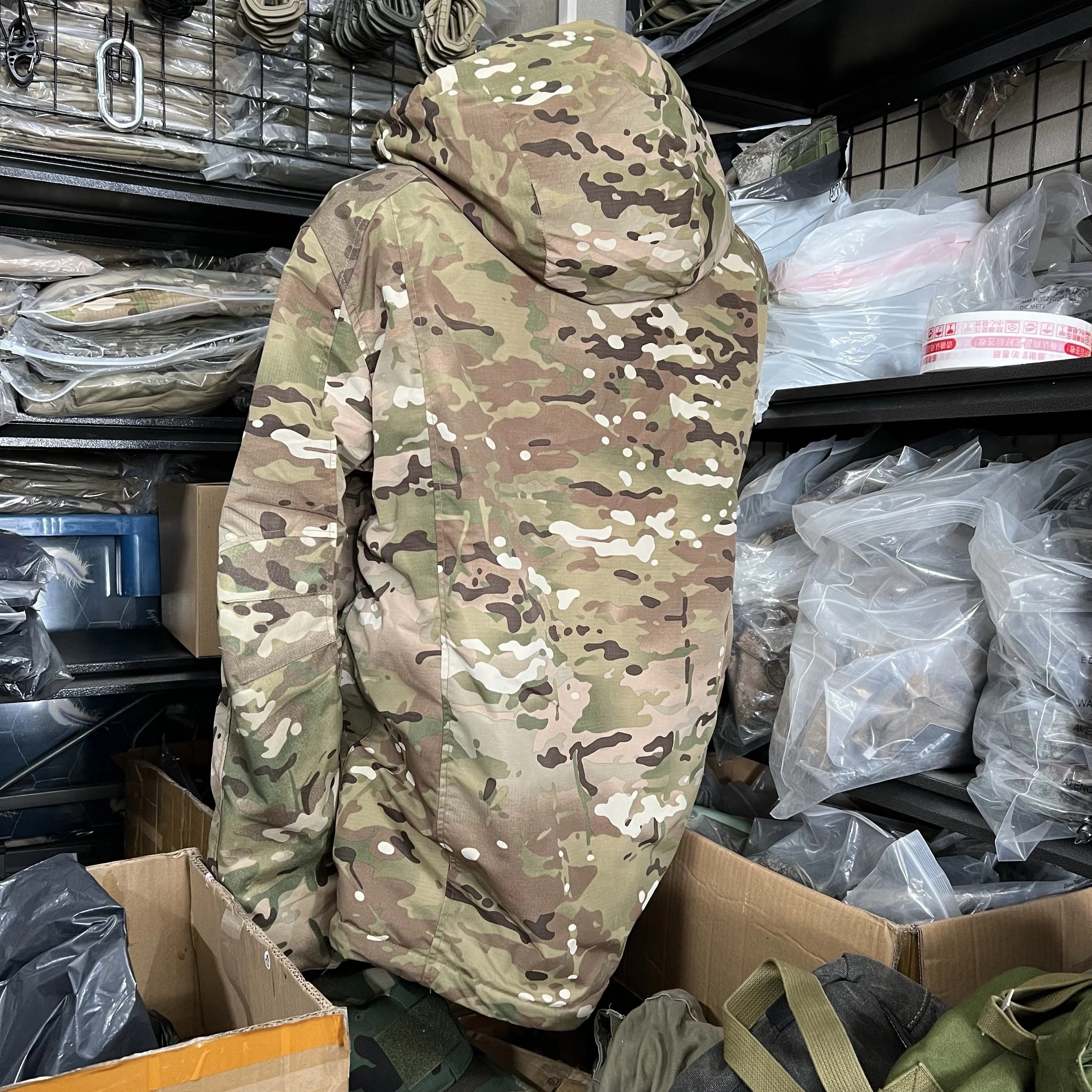 Chaqueta cálida táctica ligera de alto rendimiento para exteriores, ropa de algodón para invierno - imagen 2