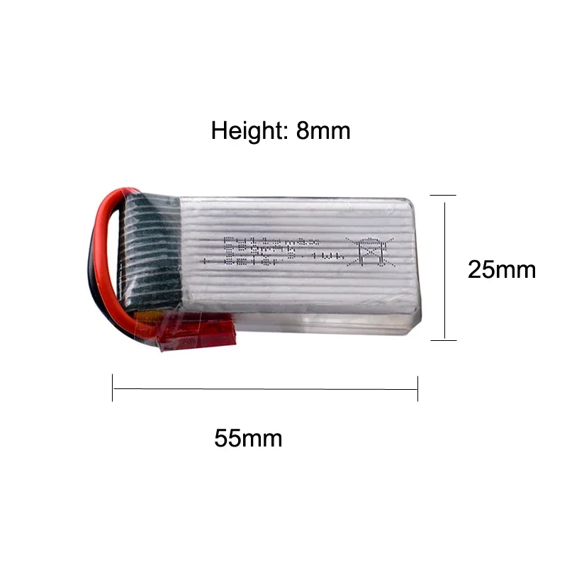 Batería de litio plegable para Dron teledirigido, accesorios de 3,7 V y 850mah para SYMA X56, X56W, X54HW, X54HC - imagen 3