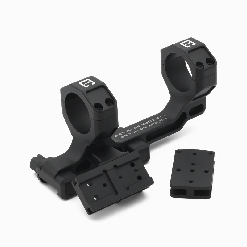 Tubo de 30mm Airsoft juego de guerra caza táctica C1 soporte para mira telescópica Modular 1,70/1,93 pulgadas con soportes compensados - imagen 5