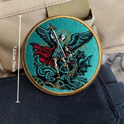 San Miguel Parche táctico bordado velcro para uniforme militar
