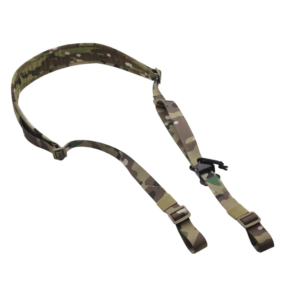 Correa táctica Modular para Rifle, accesorio de 2 puntos de 2,25 "de ancho, extraíble, acolchado, para pistola de tiro, Ajuste rápido - imagen 2