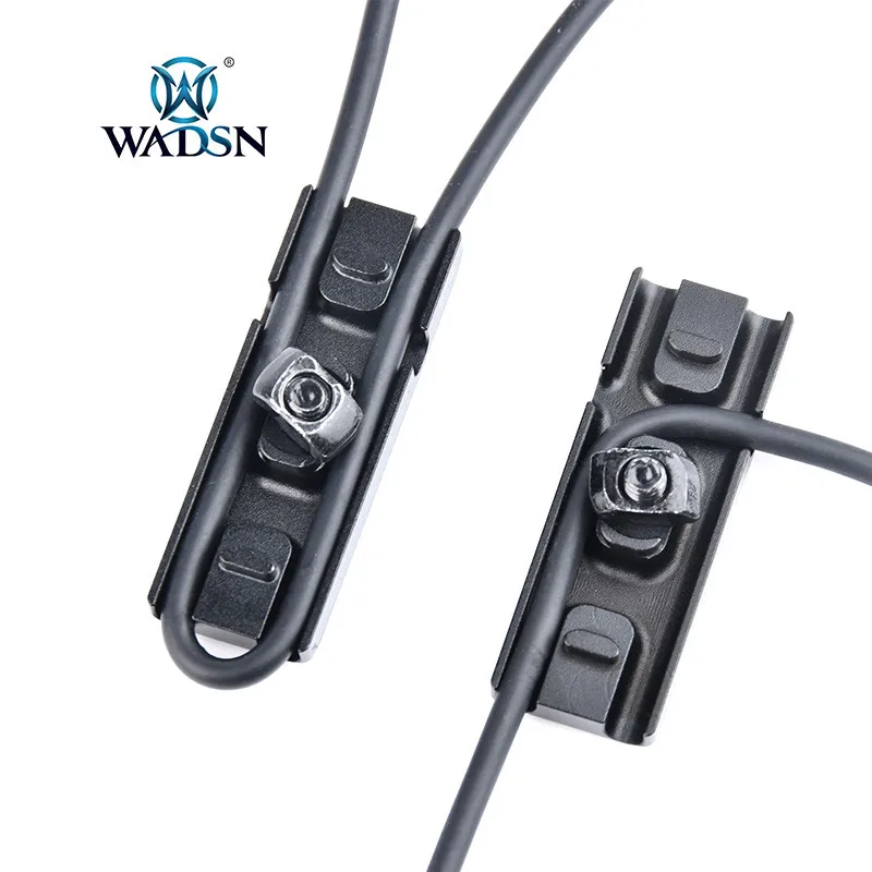 WADSN-interruptor remoto de presión de guía de Cable, sistema Mlok Keymod, linterna láser, gestión de cables, accesorios de armas de metal airsoft - imagen 4