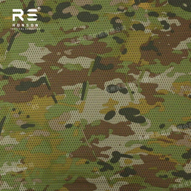 AMCU nuevo camuflaje australiano 120g tela de malla transpirable ligera tela tejida con aguja tela exterior táctica anti roja - imagen 4