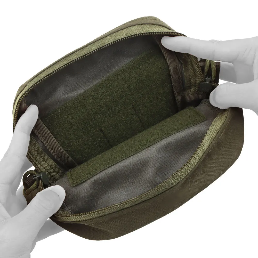 Bolsa táctica GP de uso General MOLLE 6x6x3, bolsa de engranajes para Airsoft, cinturón de combate, chaleco de caza con paquete acolchado de espuma EVA protectora - imagen 4