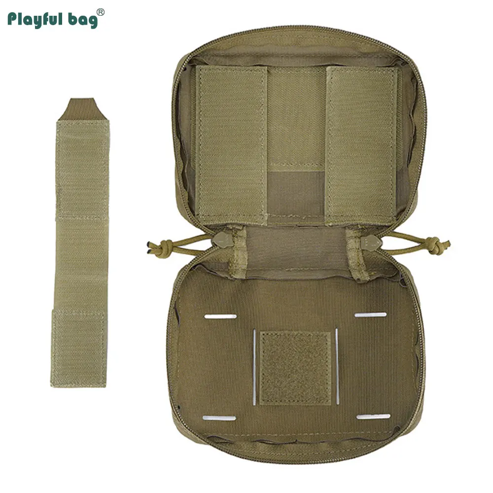 Bolsa táctica plegable para tablero de navegación, chaleco Molle de caza, bolsa de pecho, paquete protector para teléfono móvil, equipo deportivo Airsoft AVA308 - imagen 5