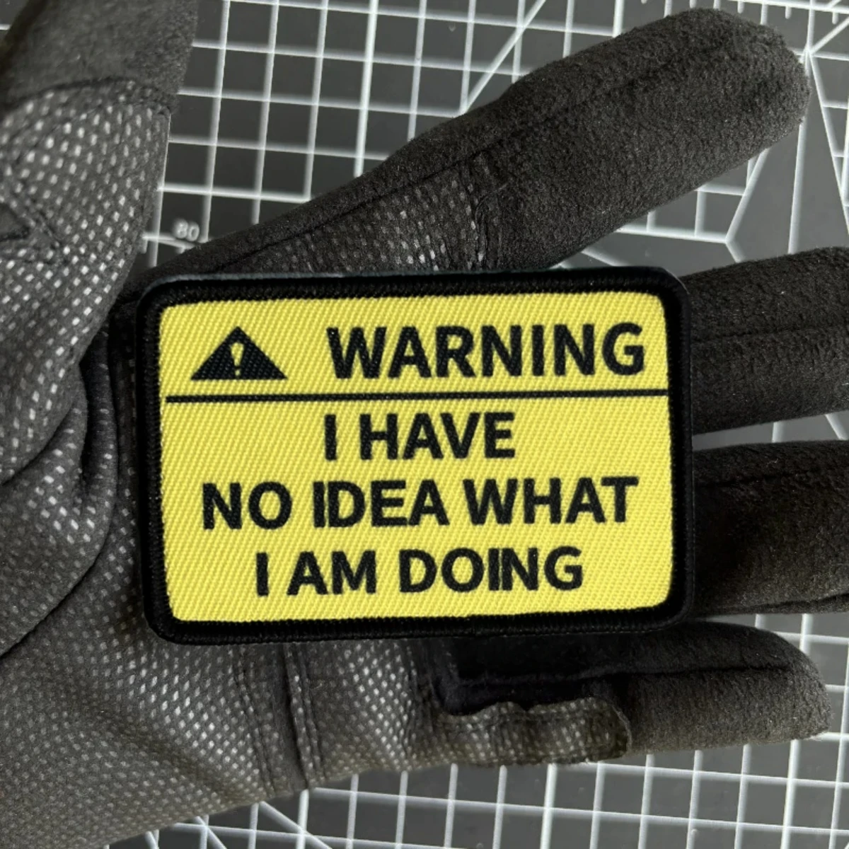 Advertencia No tengo Idea lo que estoy haciendo insignia de moral parche táctico brazalete militar impresión gancho bucle parches mochila pegatina - imagen 4