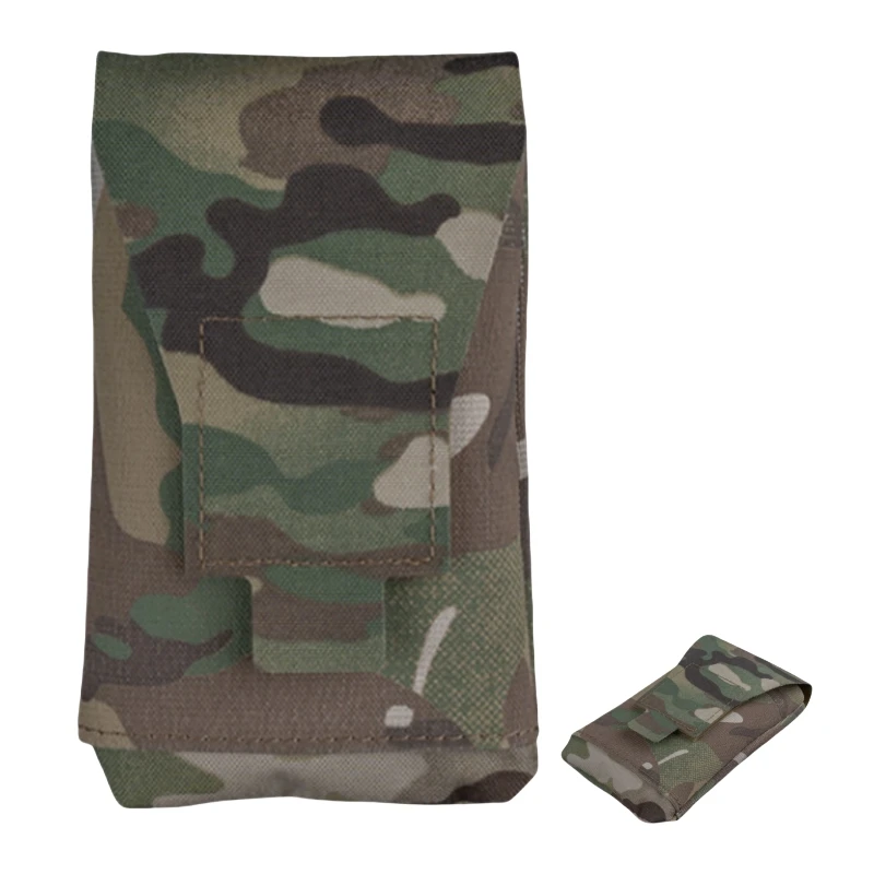 Bolsa de reciclaje de revistas de desplegado rápido, bolsa MOLLE de almacenamiento al aire libre, diseño de bolsa interior y exterior con cordón ajustado de gran capacidad