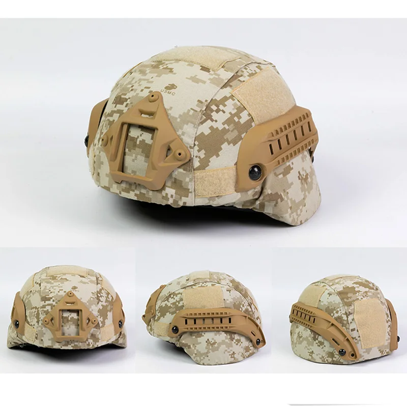 MICH2000 Funda para casco Airsoft al aire libre deportes camuflaje casco cubierta protectora tela SWAT casco accesorio para casco MICH - imagen 3