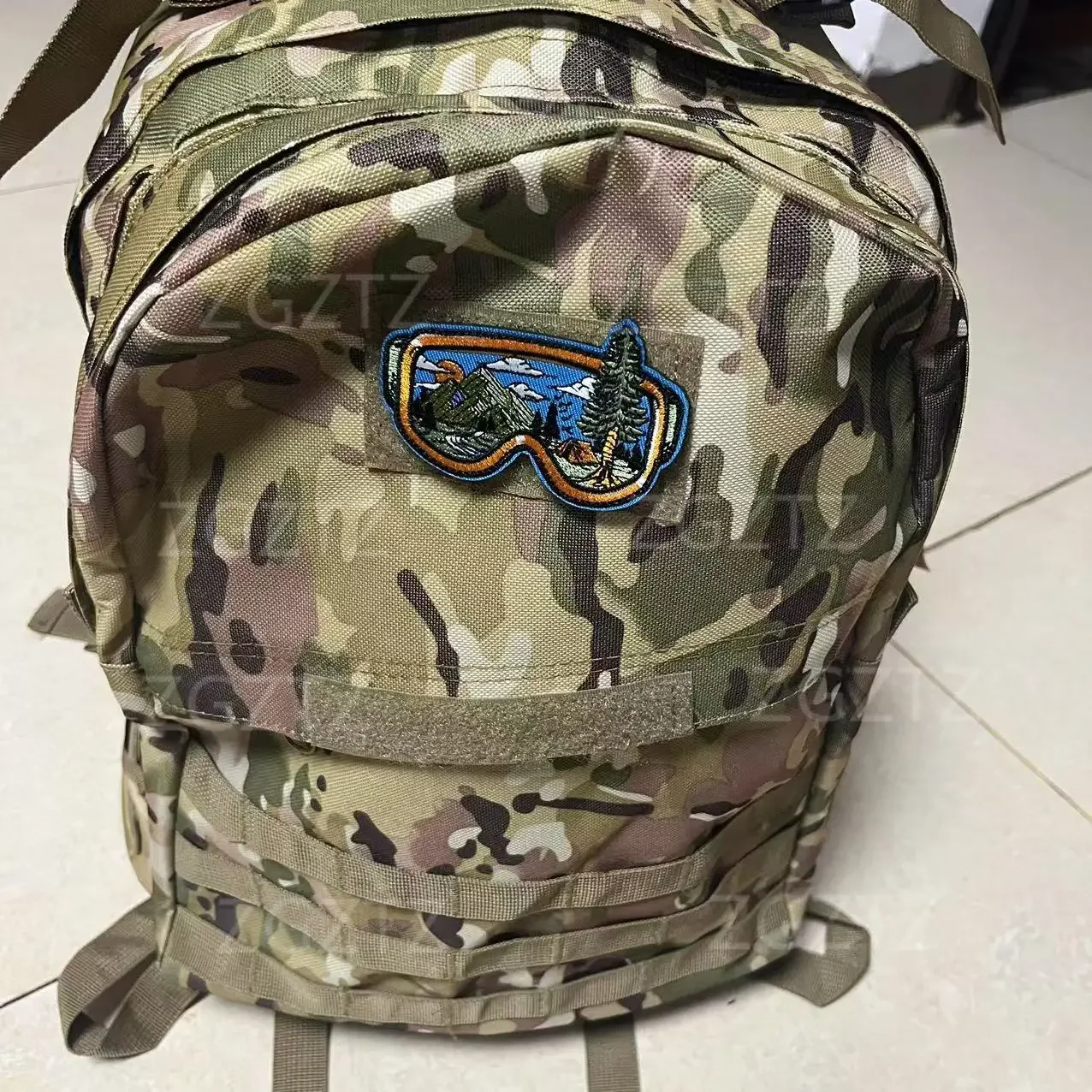 Nuevo diseño montañismo explorar aventura parche bordado 3D todoterreno viaje coche DIY moral brazalete mágico con parche para mochila - imagen 4