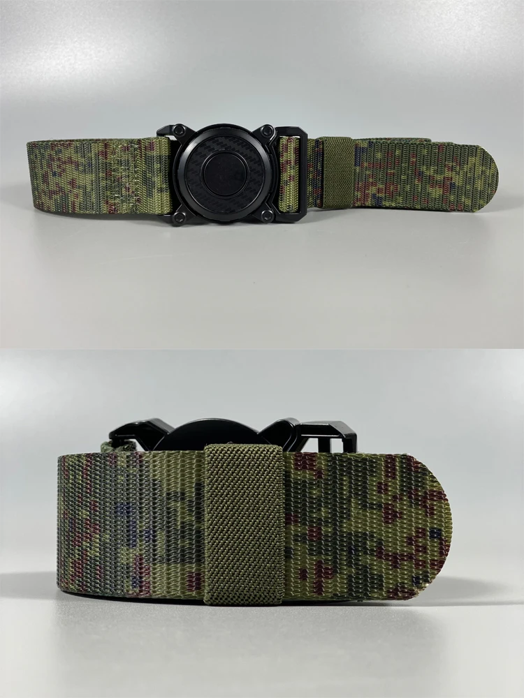 Cinturón interior táctico de nailon ruso, Camuflaje Digital EMR, cabeza redonda, hebilla rápida - imagen 5