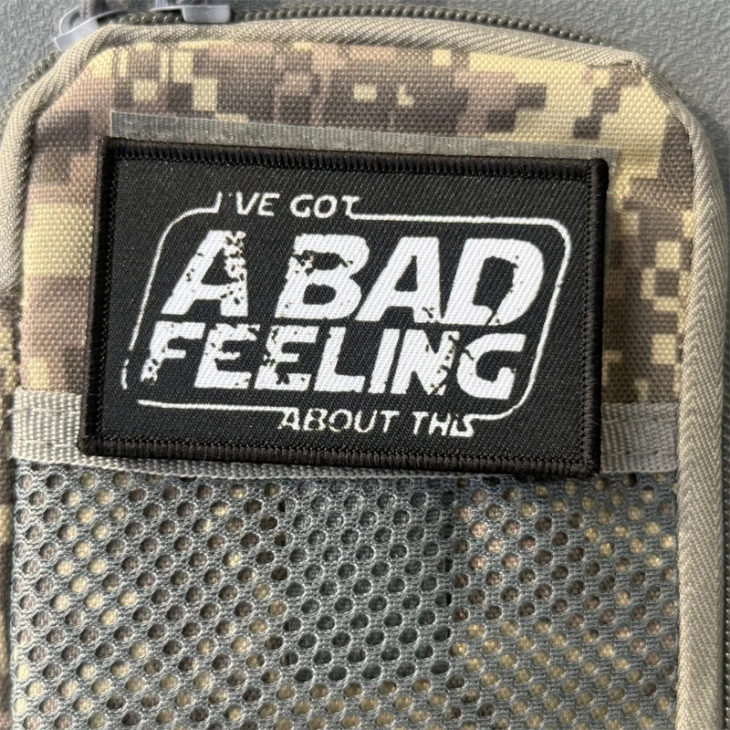 Parche táctico con estampado de moral militar, insignia con gancho y bucle, mochila, ropa, accesorios decorativos, pegatina, brazalete - imagen 2