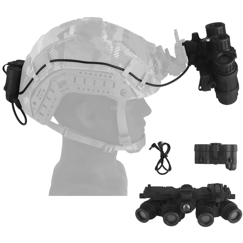 GPNVG 18 gafas de visión nocturna modelo simulado sin función accesorios para casco táctico NVG modelo DUMMY casco Airsoft accesorios decorativos