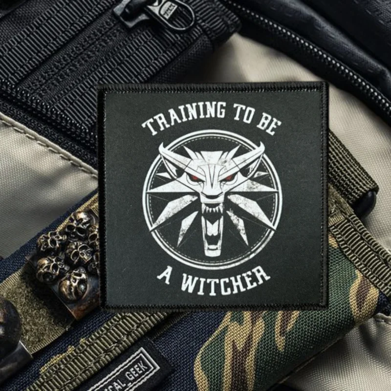 Parche con estampado de lobo para aclarar ser un jugador, chaleco táctico, insignia de moral con gancho y bucle, pegatinas para mochila, parches para brazalete para ropa - imagen 5