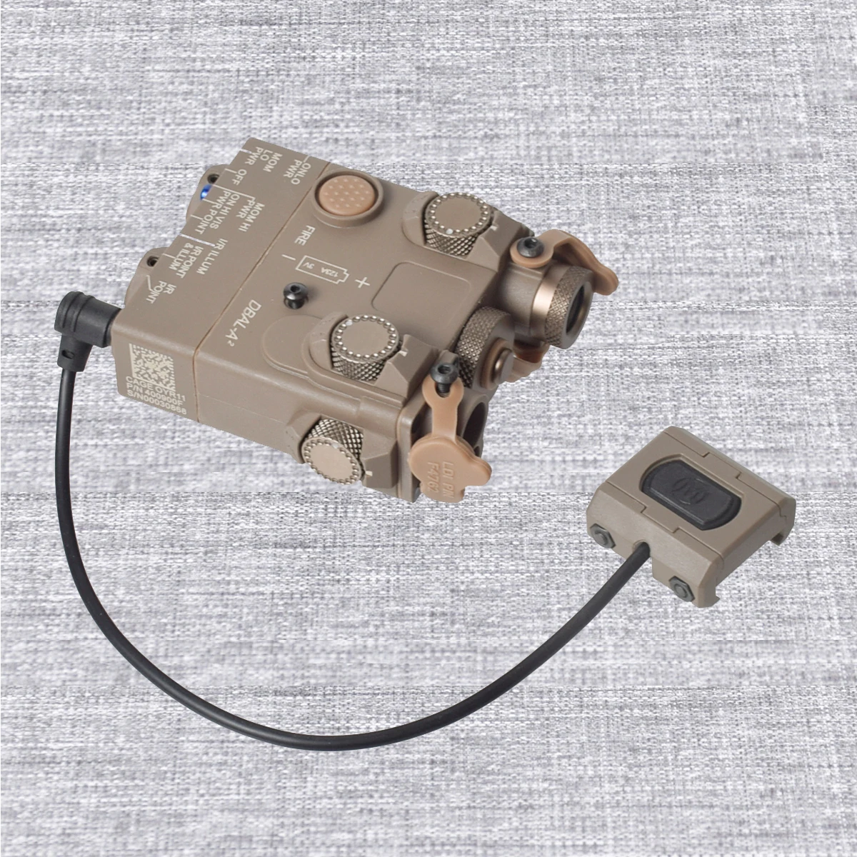 Modbutton de interruptor de presión Dual remoto táctico para SureFire M300 M600, luz de arma Airsoft DBAL PEQ15 Fit Keymod m-lok Picatinny - imagen 4