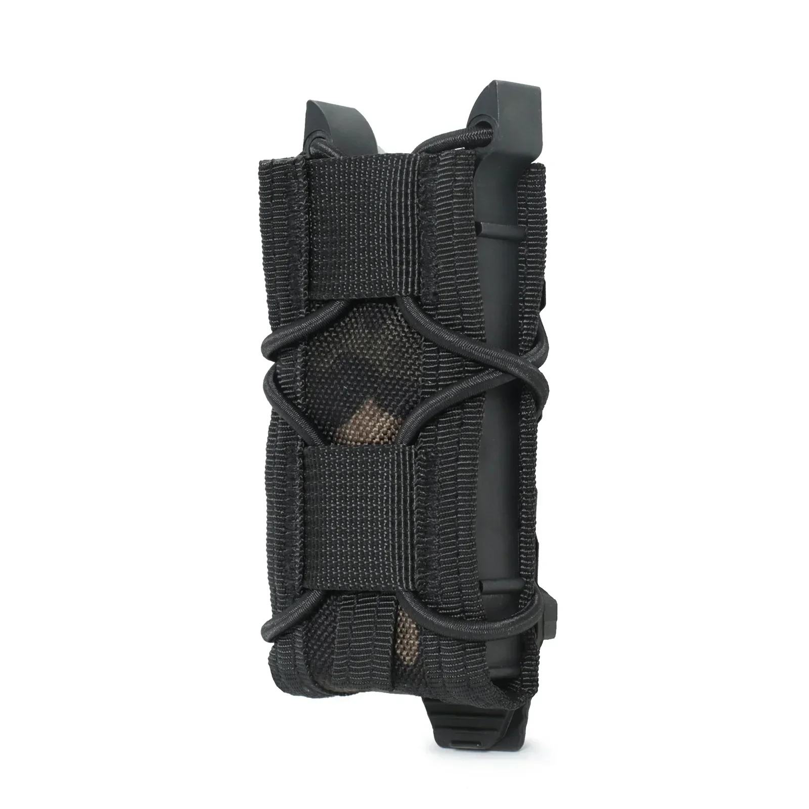 Bolsa táctica para revista individual de 9mm, riñonera Molle para pistola Mag, soporte para linterna de caza y senderismo al aire libre, funda para cuchillo EDC - imagen 4