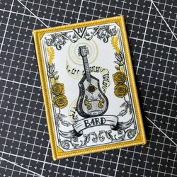 Parche táctico velcro emblema moral de cartas para mochila militar