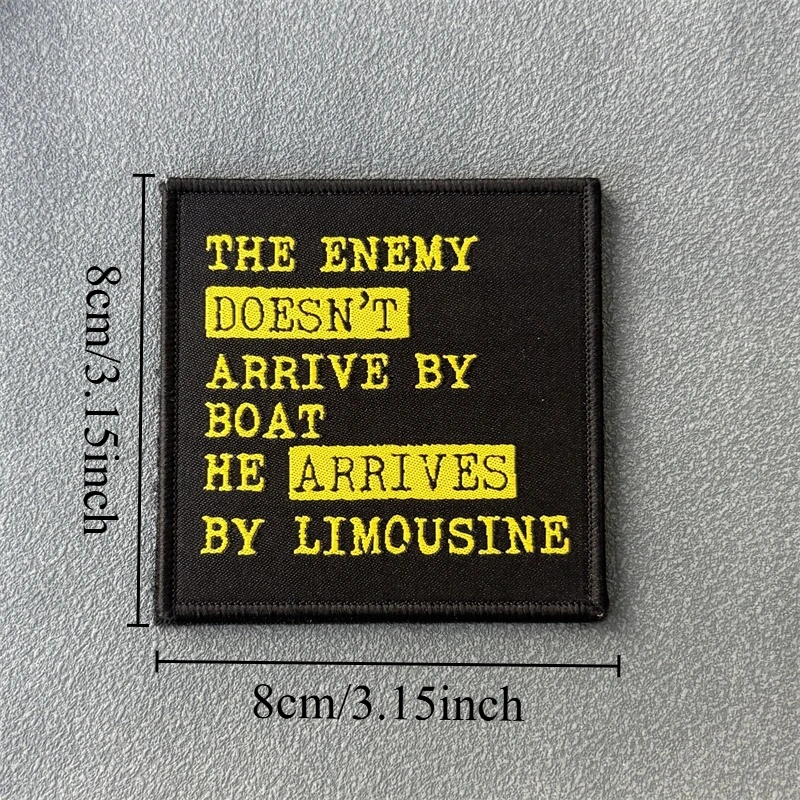 Parche táctico Punk, insignia con estampado de moral militar, gancho y bucle, mochila, ropa, accesorios decorativos, pegatina, brazalete - imagen 2