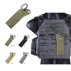 Bolsa táctica MOLLE multifunción para tijeras, cuchillo y linterna EMT