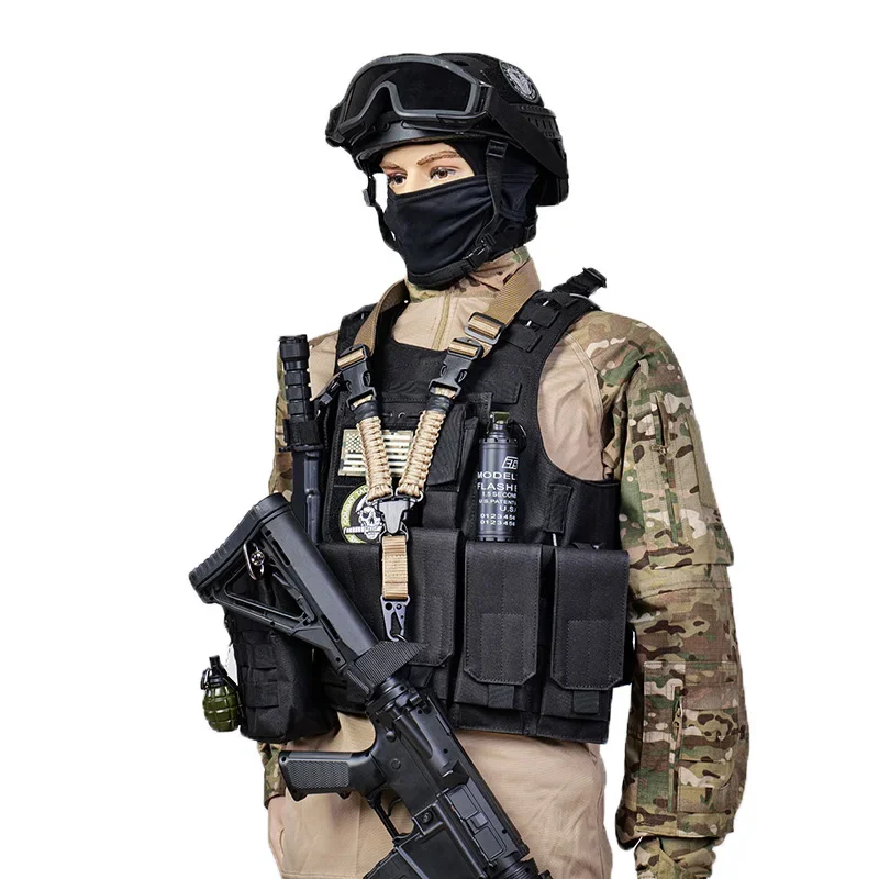 Eslinga práctica deportiva de nailon, correa de hombro ajustable para deportes al aire libre, eslinga para rifles, pistolas Airsoft, accesorios de caza, 1 ud. - imagen 5
