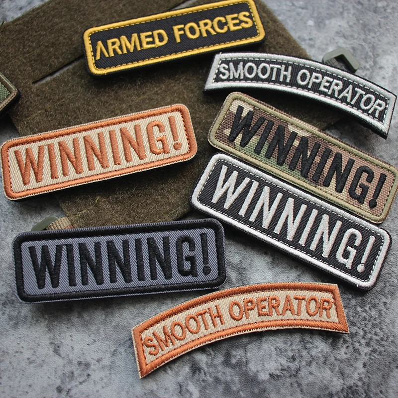 Accesorios para bolsa al aire libre, brazalete de moral ganado, elemento de hoja bordado, insignia para abrigo, mochila, parche para chaqueta con gancho - imagen 2