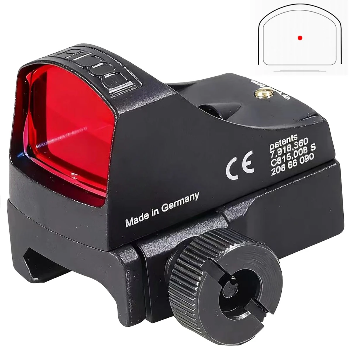 DOC III Mira punto rojo Picatinny 20mm automático caza táctica