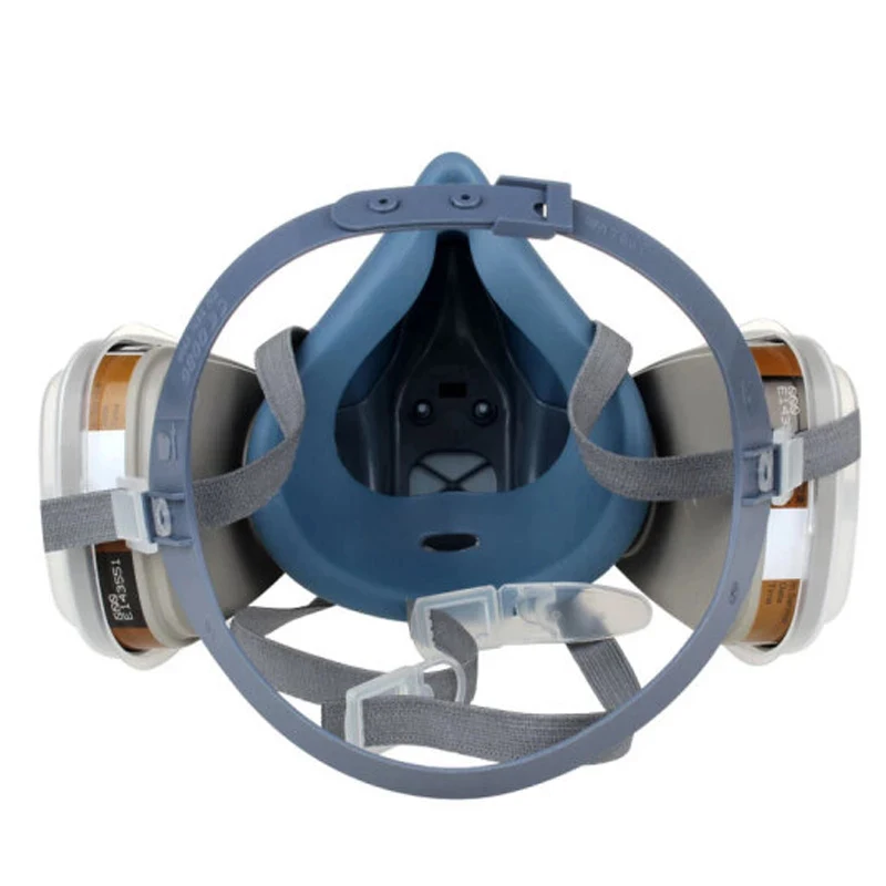 Máscara protectora de gas para pulverización de pintura industrial, respirador químico con filtro de vapor 7502 antiorgánico, 7/9/15/17in1, 6001/2091 - imagen 4