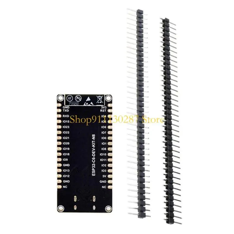 J1HC ESP32-C6 Tablero desarrollo ESP32-C6-DEV-KIT-N8 Módulo 8MB Flash ESP32 Board - imagen 2