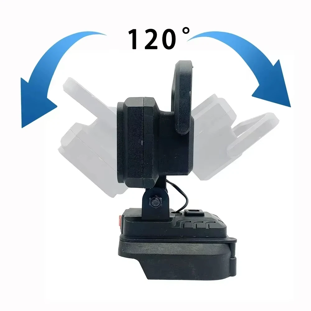 Accesorios de herramientas eléctricas para Makita, batería de iones de litio de 18V, 15 cuentas, luz LED de trabajo, lámpara de emergencia, linterna, foco BL1830 - imagen 2