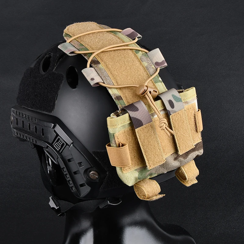 Funda de batería para casco táctico MK2, Molle almacenamiento Compatible con seguro y duradero para cascos, diseño ligero para uso en exteriores - imagen 5