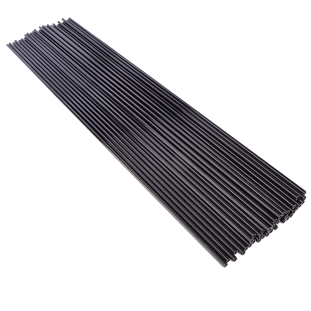 Eje de flecha de carbono 31,5 para caza, accesorio recurvo de tiro con arco, 350 pulgadas, 6/12 piezas - imagen 2