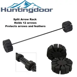 Toparchery Soporte para flechas dividido EVA negro - Tiro con arco