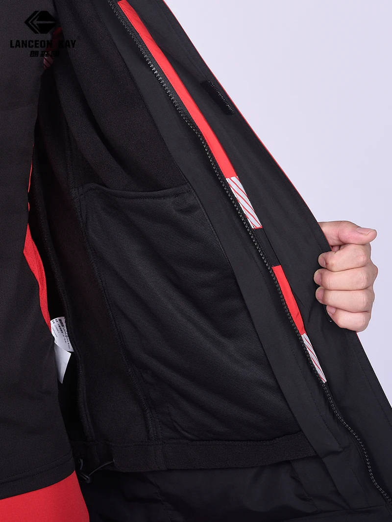 Ropa de rescate de emergencia tres en uno, chaqueta de tormenta, Chaqueta de algodón, impermeable, ropa de trabajo cálida - imagen 5