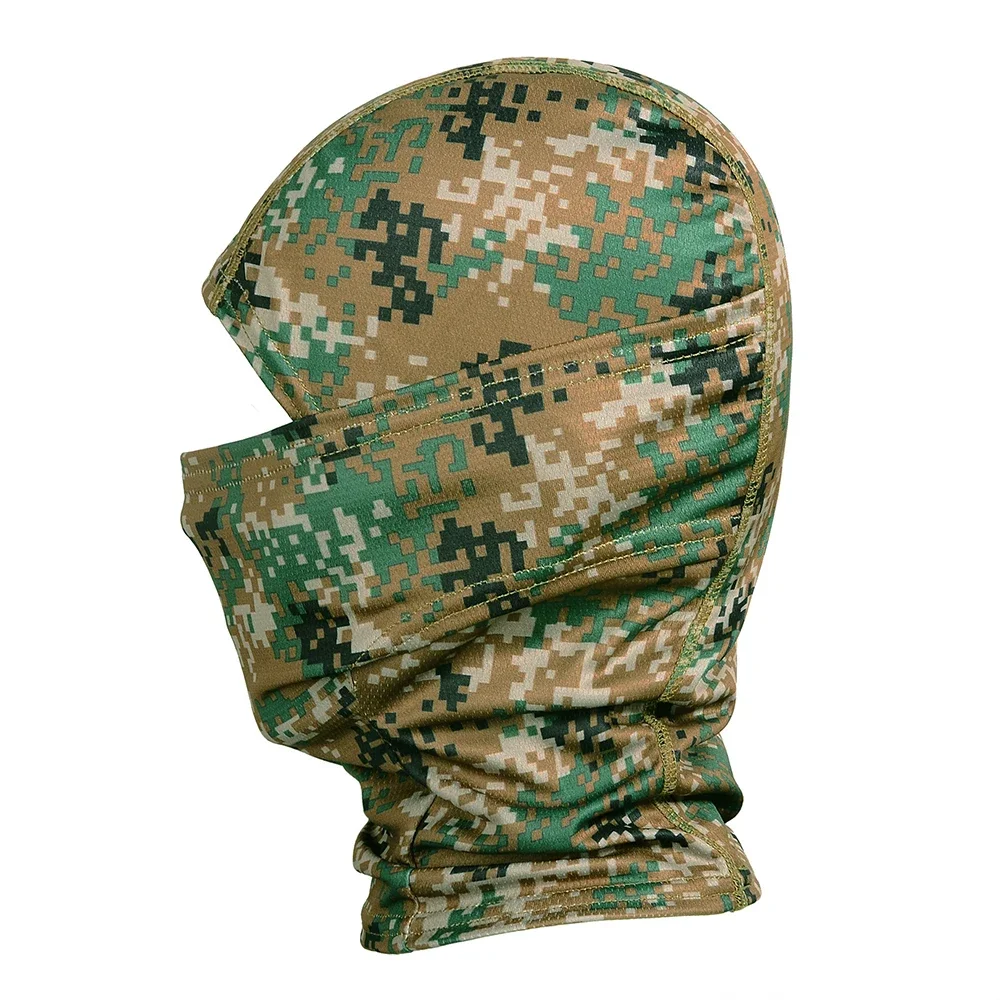 Pasamontañas táctico de camuflaje para exteriores, transpirable, cara completa, Paintball, motociclista, caza, senderismo, deporte de ciclismo, máscara, forro, bufanda, gorra - imagen 5