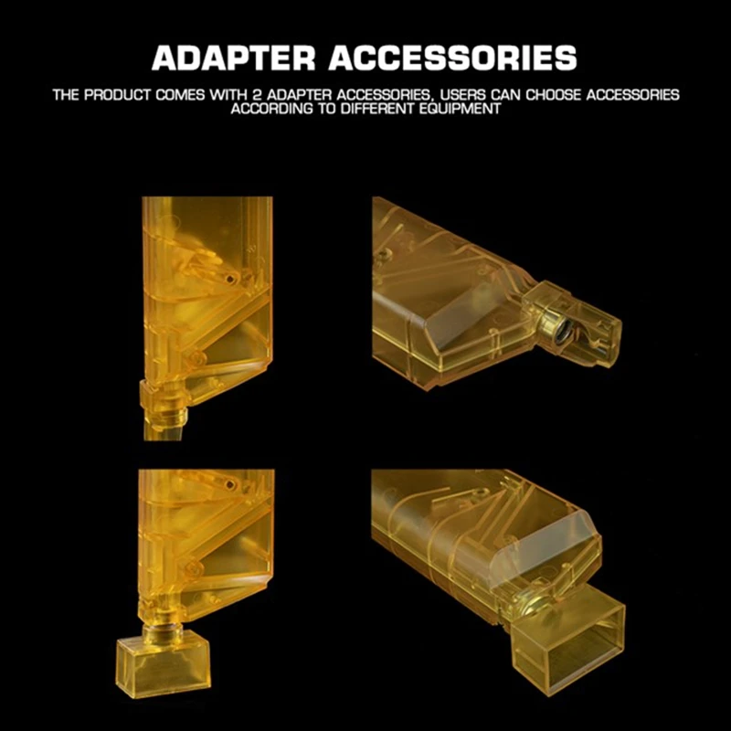 Cargador BB rápido de 300 rondas, cargador de velocidad de plástico, juegos de guerra, cargador BB táctico de combate, Paintball, accesorio de tiro de caza al aire libre - imagen 5