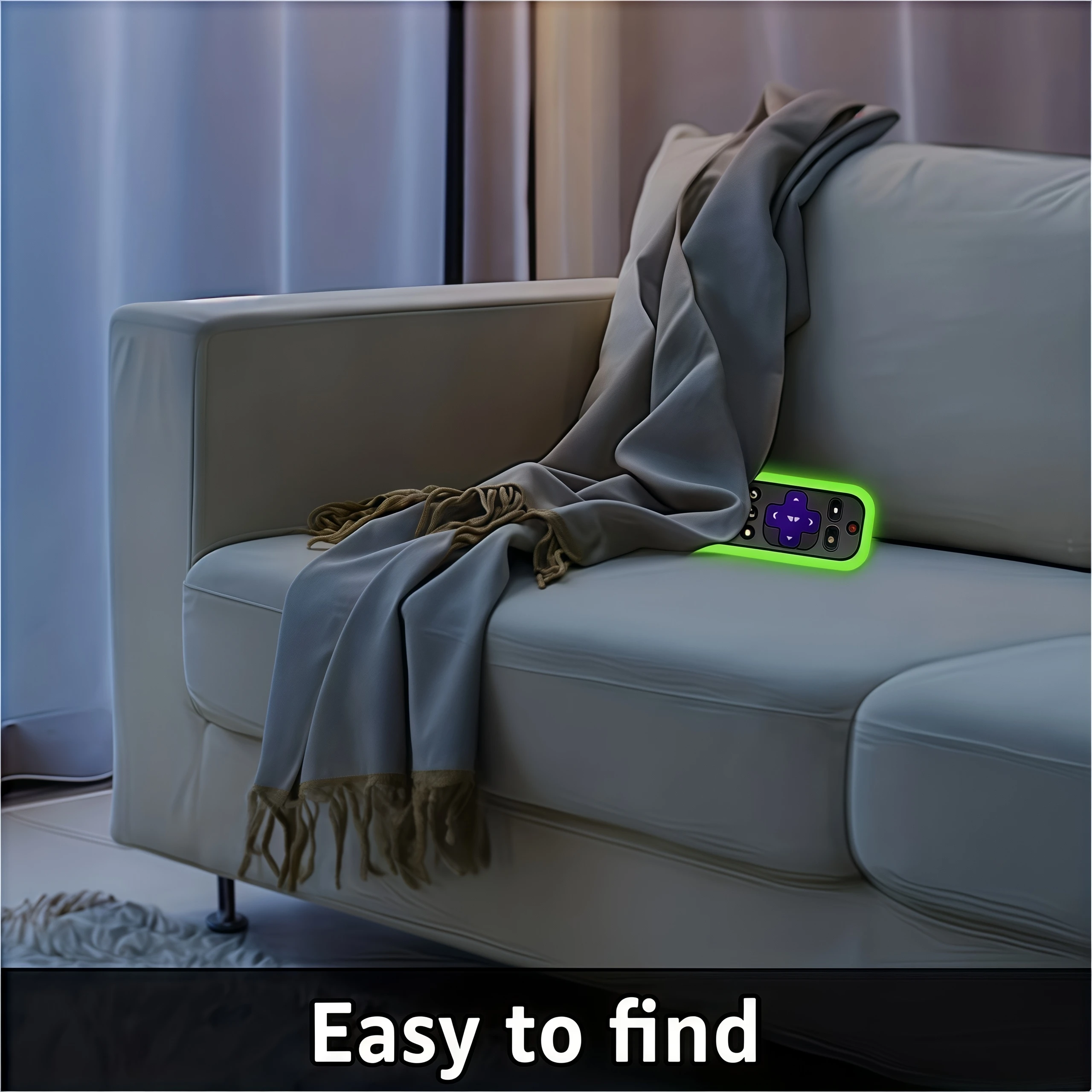 Funda remota de silicona suave fluorescente para TV Stick 3600R 3800/3900 – Funda protectora a prueba de golpes, antideslizante y que brilla en la oscuridad - imagen 3