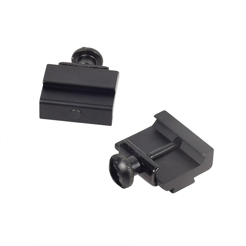 Convertidor de perfil bajo, adaptador de montaje de anillo de alcance de 11mm a 20mm, adaptador de montaje vertical de extensión de riel Picatinny táctico de 20mm, 2 uds. - imagen 5