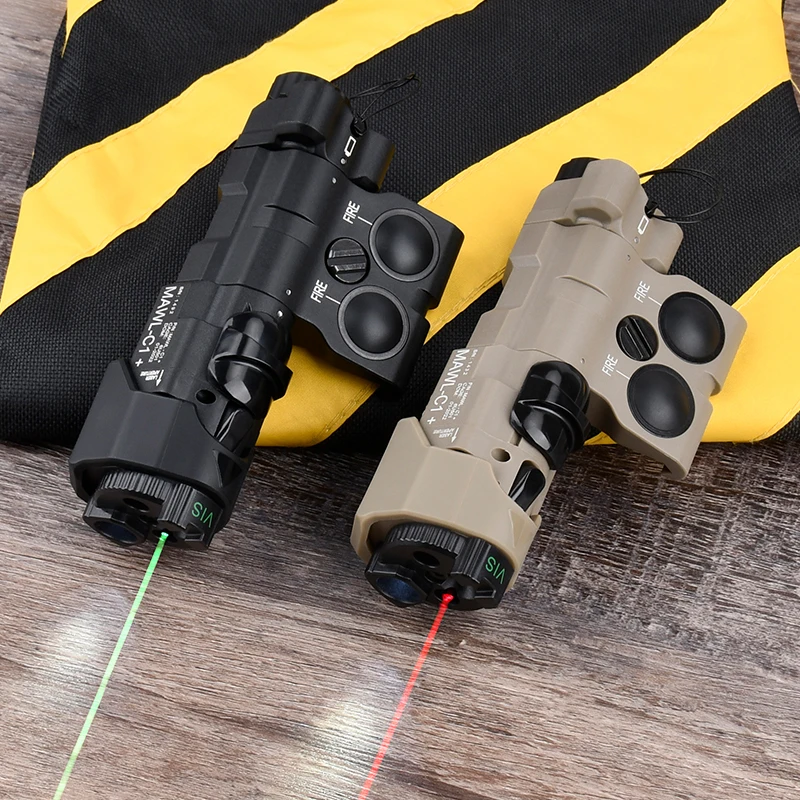 MAWL-C1 de nailon táctico, luz de relleno IR de punto rojo, verde y azul, MAWL, linterna de caza de función completa, luz LED estroboscópica blanca - imagen 2