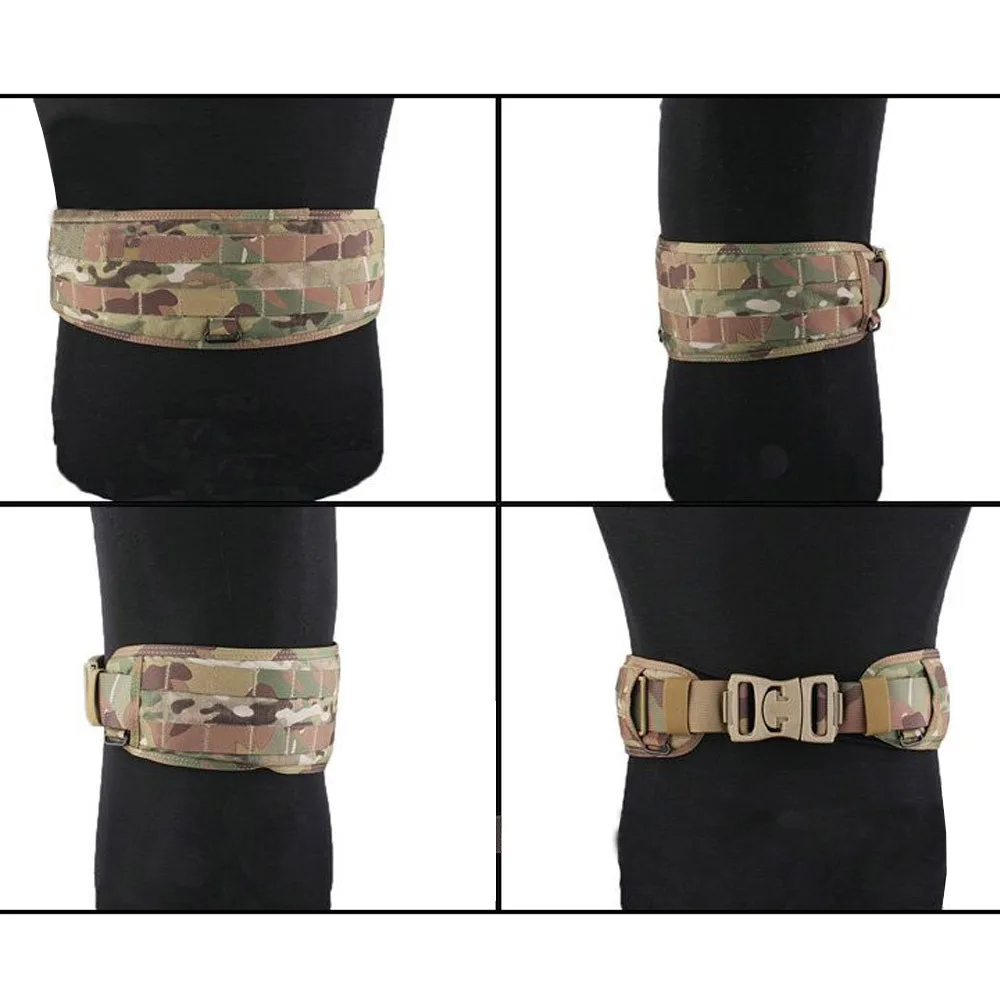 Emersongea Molle cinturón táctico Airsoft Paintball combate Molle cinturón LBT1647 estilo acolchado cinturón Nylon Multi-camo negro EM9012 - imagen 5