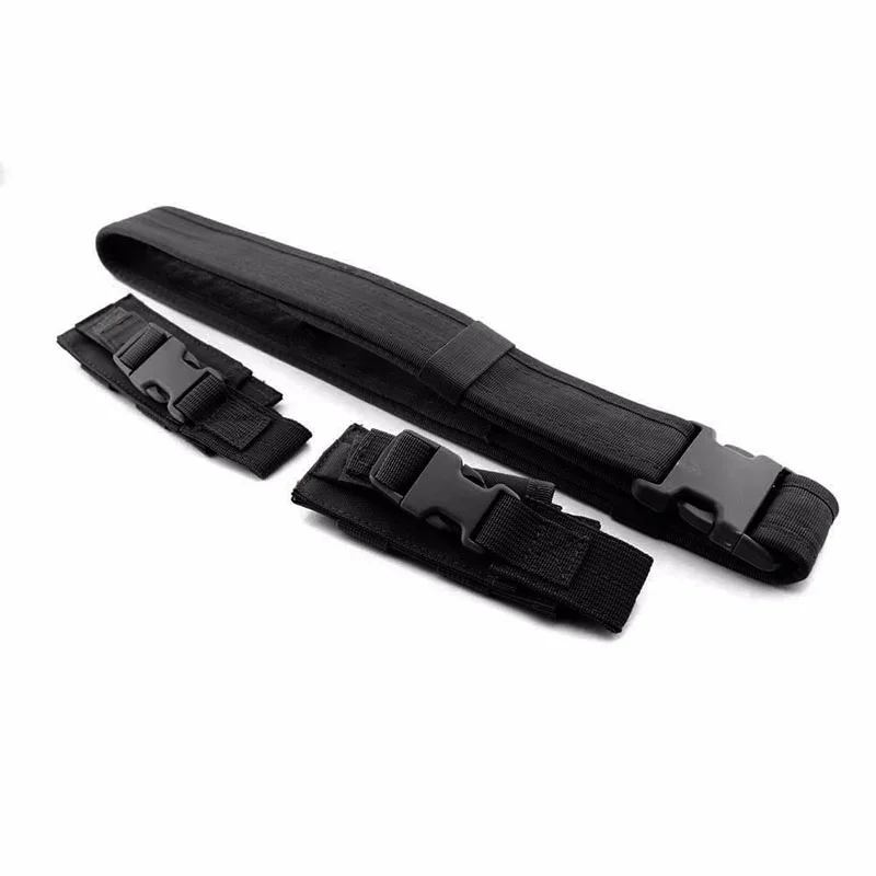 Cinturón táctico de alta resistencia Elite, cinturón de pistola de utilidad para aplicación de la ley con 2 pistolas, bolsa para revistas, correa de cintura, equipo de combate - imagen 2
