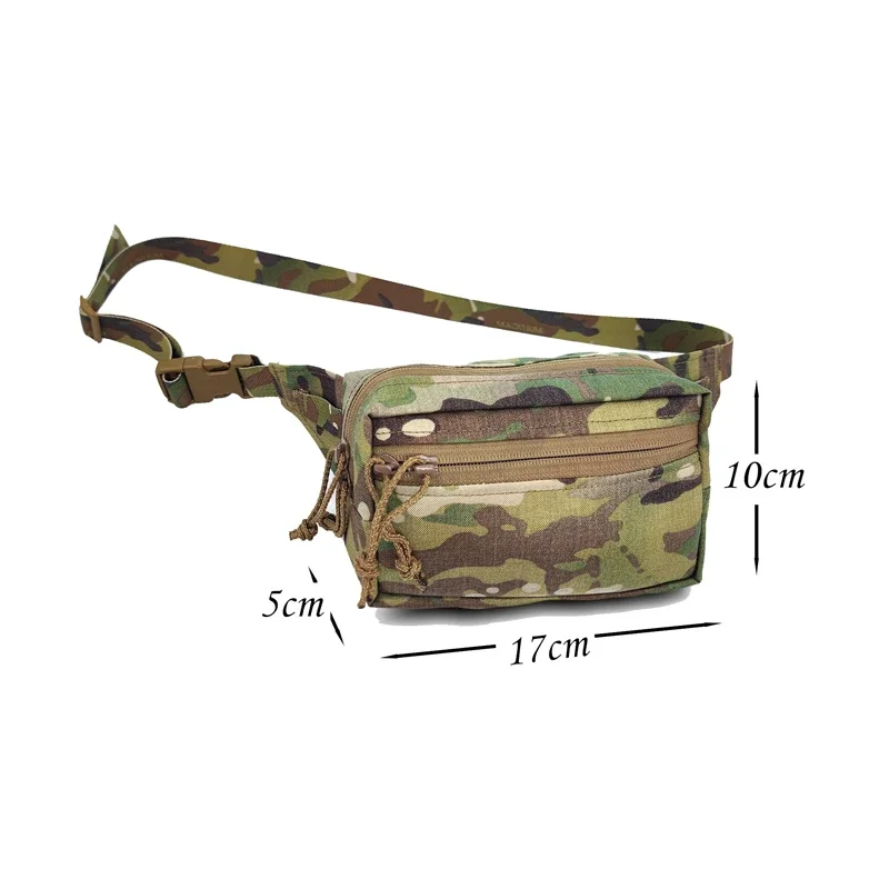 Multicam SS Fanny SACK Mk3 riñonera táctica Airsoft bolso de hombro al aire libre viaje Mini bolsa de almacenamiento cruzada - imagen 4