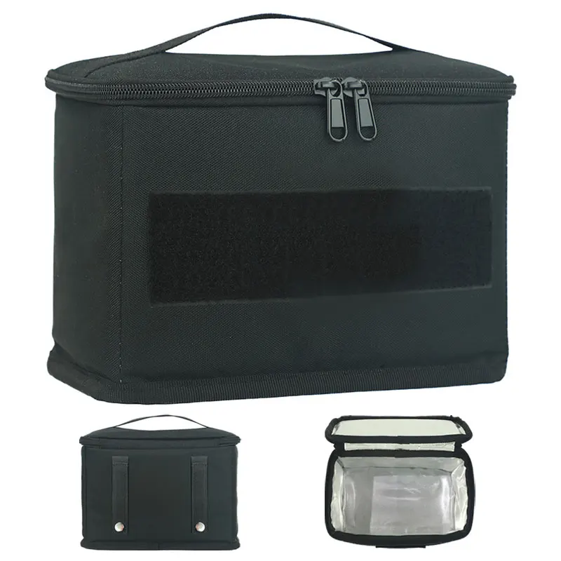 Bolsa aislante táctica para acampar, bolsa de Picnic, almuerzo al aire libre, caja enfriadora de gran capacidad con bolsa de red MOLLE para caza, pesca, paquete de trabajo