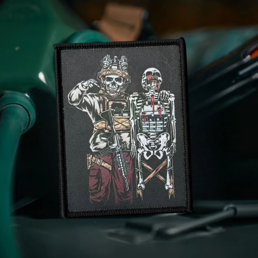 Parche de insignia de moral divertida "Winner and Loser", emblema táctico militar, parches de gancho y bucle impresos para ropa, pegatinas para mochila - imagen 5